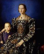Portrait of Eleanor of Toledo and Her Son